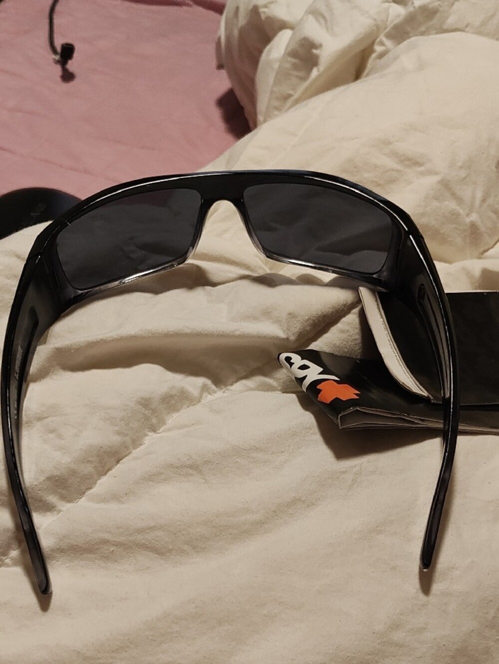 SPY LOGAN NEW Black Sunglasses with Dark Smoke Lenses made In Italy - Picture 4 of 9